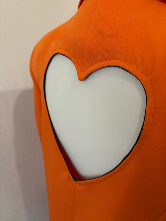 Blazer Heart orange